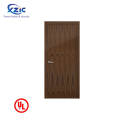 60 minutes UL fire rated wooden hotel room door